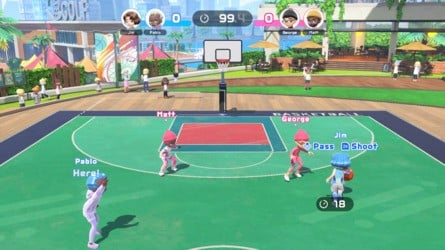 Basket-ball sportif sur Nintendo Switch