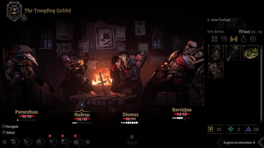 Test de Darkest Dungeon II - Capture d'écran 2 sur 5