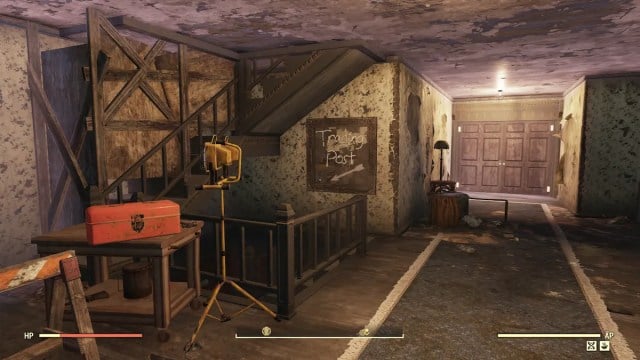 panneau du poste de traite de Pleasant Valley de Fallout 76