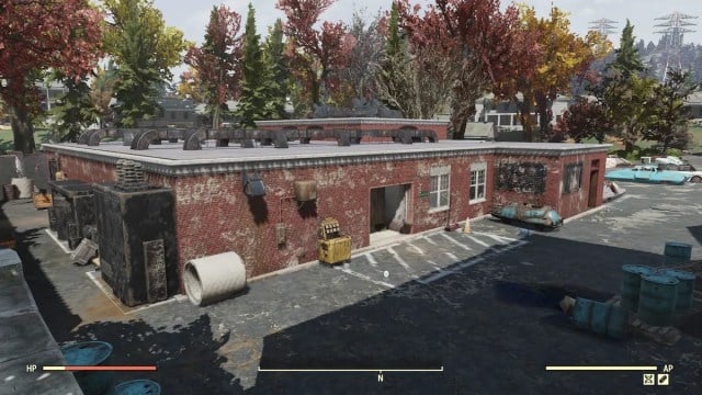 bâtiment de service de Fallout 76 Whitespring