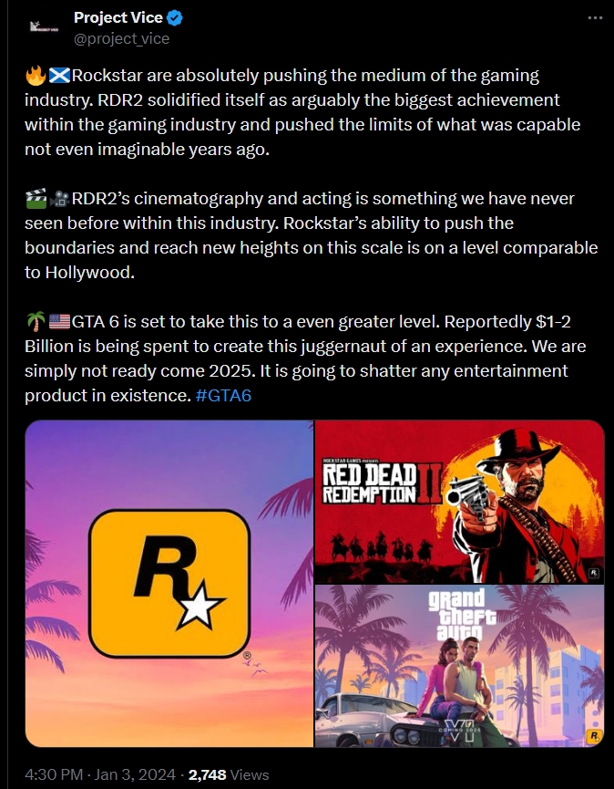 Tout le monde espère vraiment que Rockstar Games parviendra à réaliser complètement GTA 6 | Source de l'image : Steam