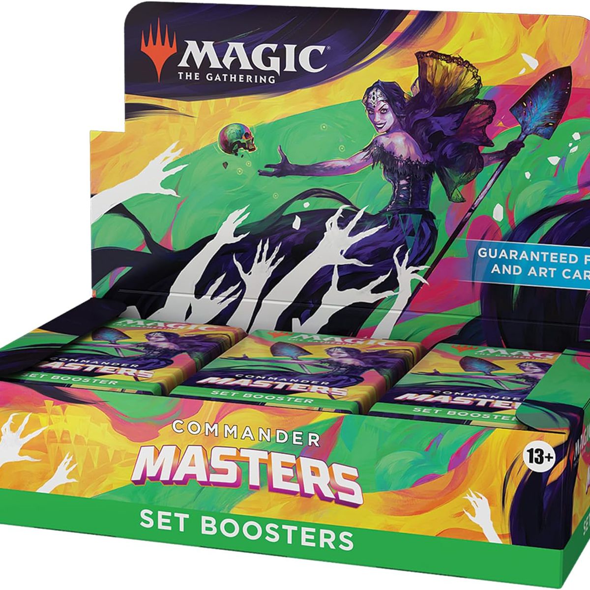 Une boîte de boosters Commander Masters Set de Magic The Gathering