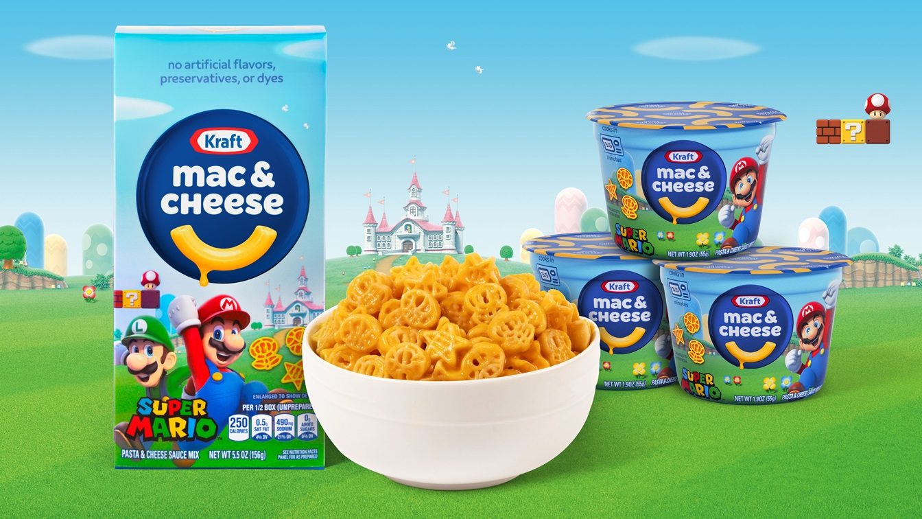 Kraft Mac & Cheese s'associe à Super Mario
