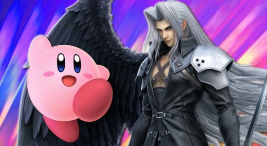 Aléatoire : une animation en stop-motion montre Sephiroth jouant au basket avec Kirby