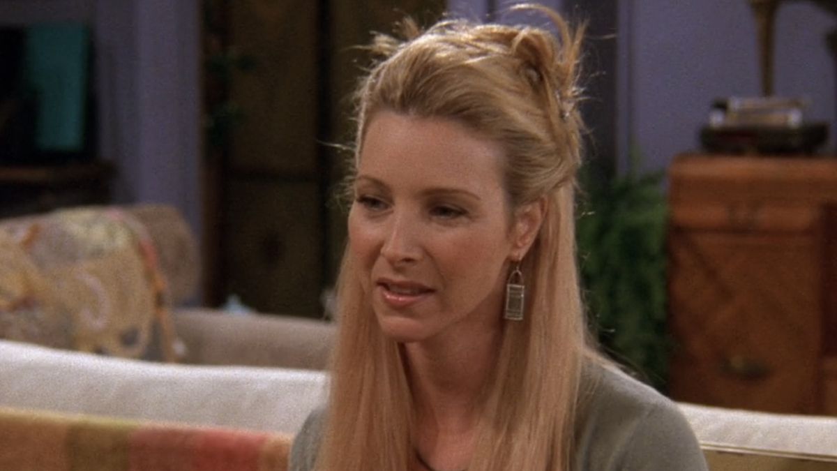 Screenshot of Phoebe talking to Joey in Rachel and Monica