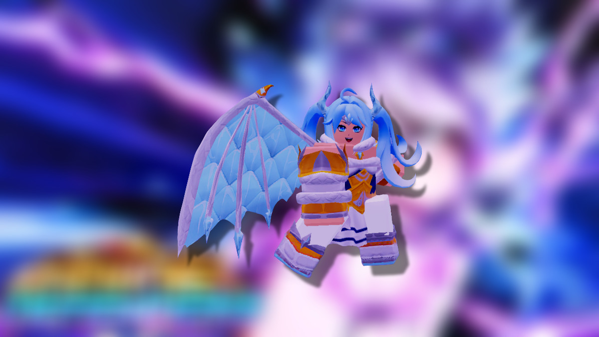 Une photo de la Reine Dragon de Glace d'Anime Defenders dans un article détaillant les meilleures unités mythiques disponibles dans cette expérience Roblox