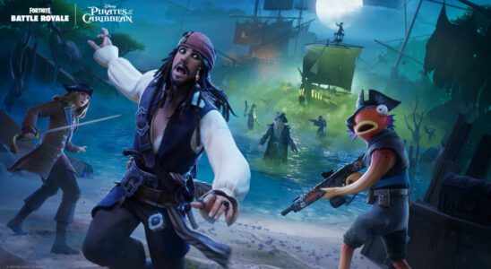 Jack Sparrow et ses amis pirates des Caraïbes mettent le cap sur les côtes de Fortnite aujourd'hui