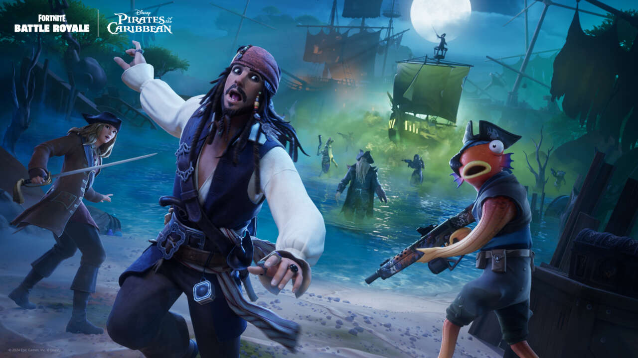 Jack Sparrow et ses amis pirates des Caraïbes mettent le cap sur les côtes de Fortnite aujourd'hui
