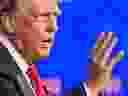 L'ancien président Donald Trump, candidat républicain à la présidentielle, s'exprime lors d'un débat présidentiel organisé par CNN avec le président Joe Biden, le jeudi 27 juin 2024, à Atlanta.