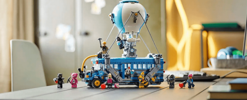 Les ensembles LEGO Fortnite dévoilés incluent un bus de combat, un lama de ravitaillement, un os Peely et un Durrr Burger
