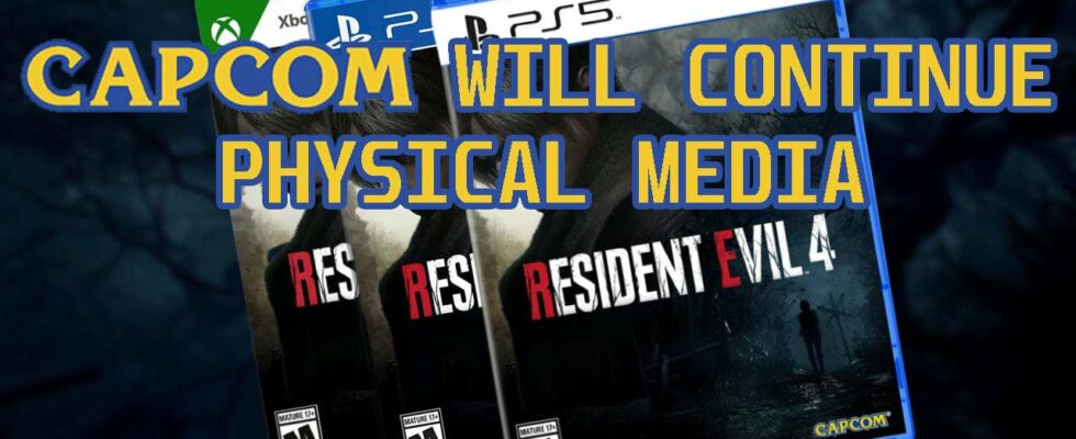 Capcom n'a pas l'intention d'arrêter la disponibilité des jeux sur support physique