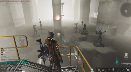 Securement Silo Theta Statue Puzzle once human