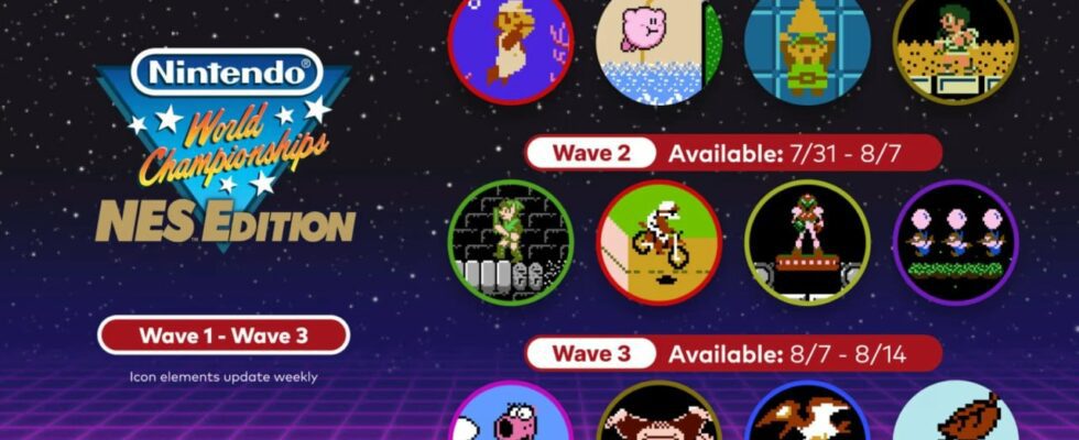 Switch Online ajoute les icônes Nintendo World Championships : NES Edition