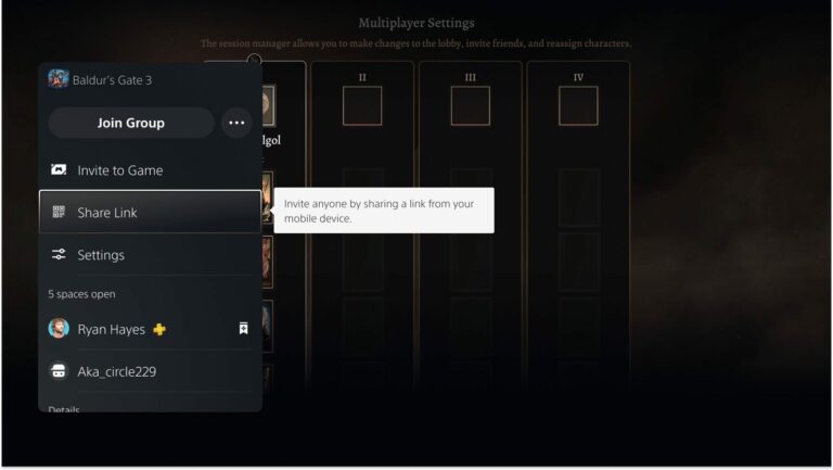 Introducing a new way to invite PS5 players into your multiplayer sessions