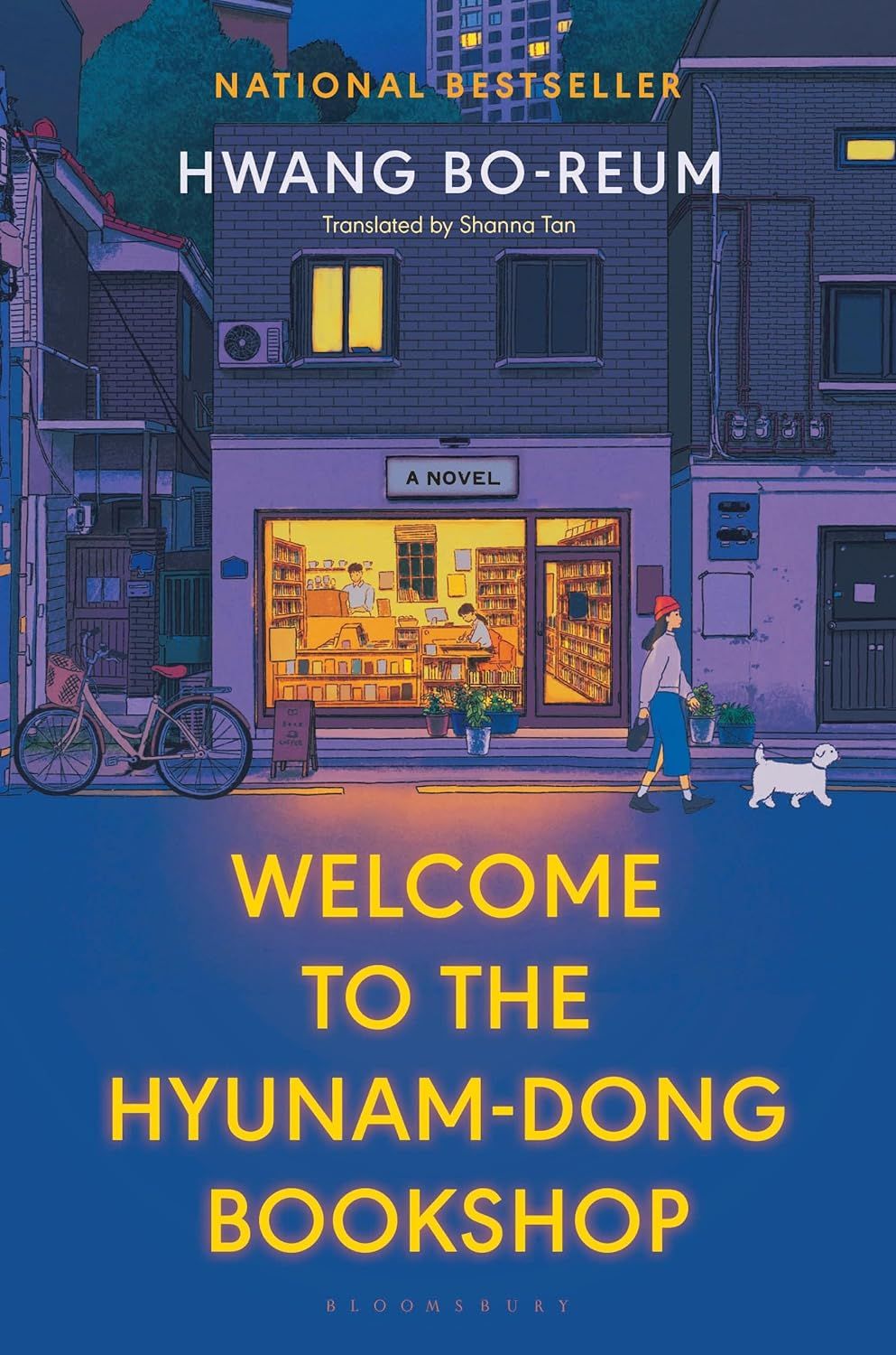Bienvenue à la librairie Hyunam-dong de Hwang Bo-reum, traduit par Shanna Tan - couverture du livre