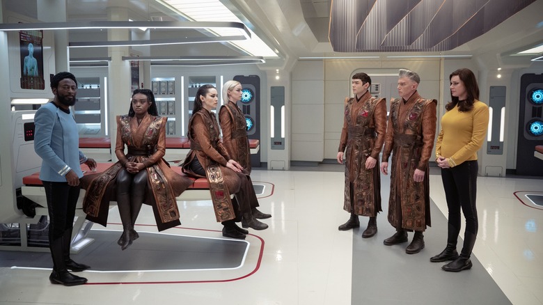 Star Trek Strange New Worlds Saison 3 M'Benga, Uhura, Chapel, La'an, Spock, Pike, Una