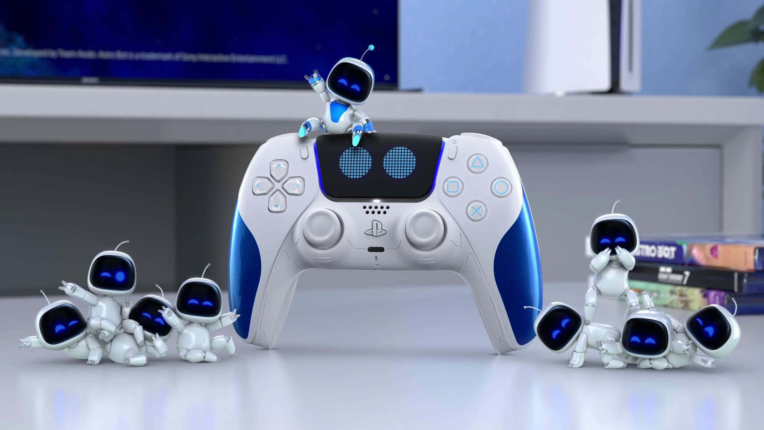 Annonce de la manette sans fil DualSense sur le thème d'ASTRO BOT    
