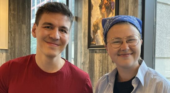 James Holzhauer and Mattea Roach