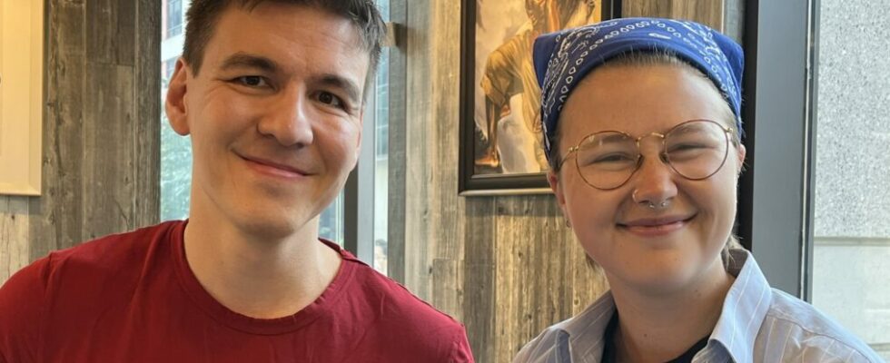 James Holzhauer and Mattea Roach