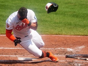 James McCann tombe à terre