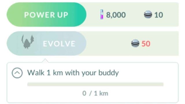 Woobat peut évoluer après avoir marché 1 kilomètre avec lui comme copain dans Pokemon GO