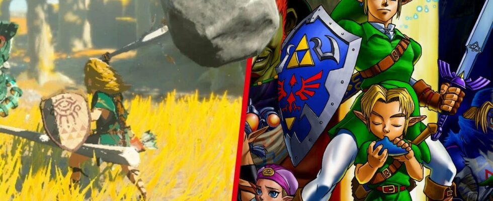 Aléatoire : Un moddeur de Zelda apporte la capacité Fuse de TOTK à Ocarina of Time