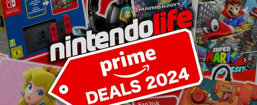 Amazon Prime Day 2024 - Les meilleures offres sur les jeux, consoles, accessoires, cartes SD et plus encore pour Nintendo Switch