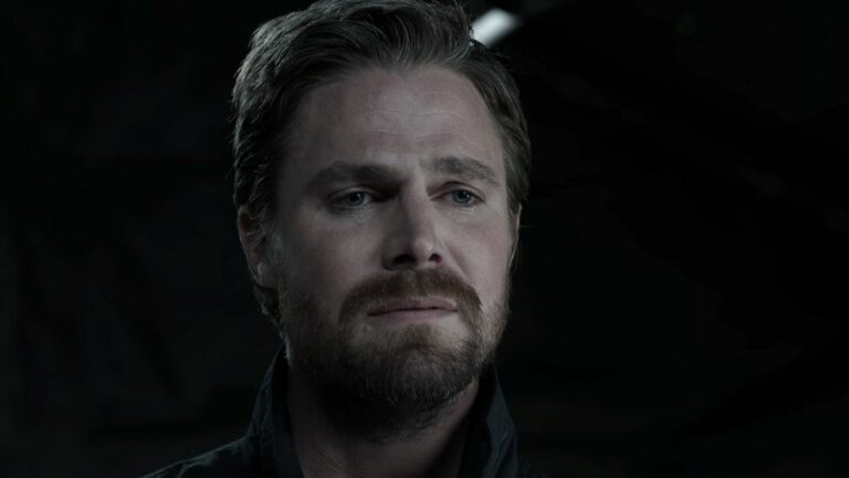 Close-up of Oliver Queen