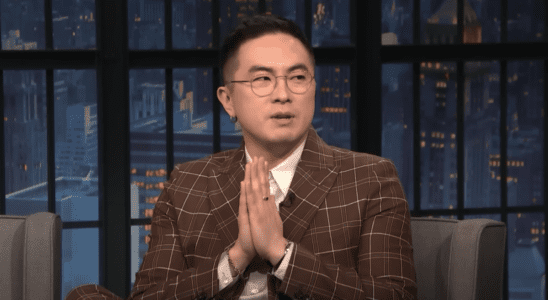 bowen yang during a late night with seth meyers interview in march 2024