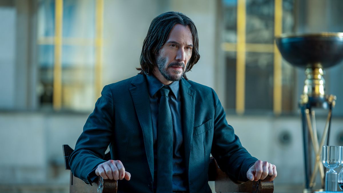 Keanu Reeves as John Wick in John Wick: Chapter 4