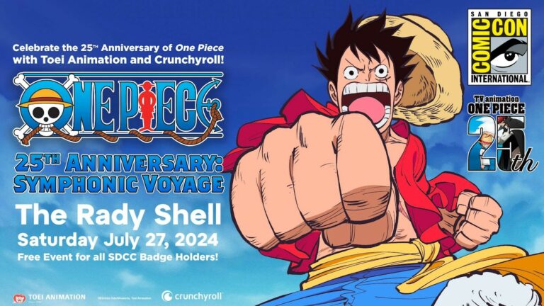 Crunchyroll s’associe à Toei Animation pour le concert One Piece au Comic-Con de San Diego