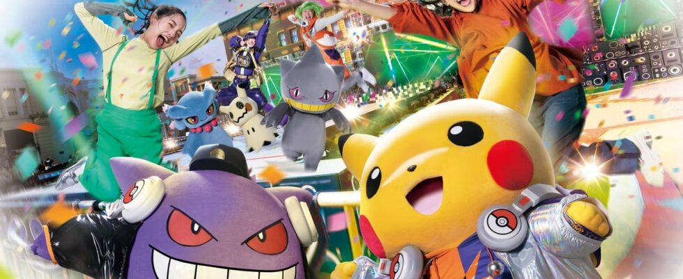 DJ Pikachu et Gengar seront de retour pour la Pokémon Halloween Party 2024 des Universal Studios Japan