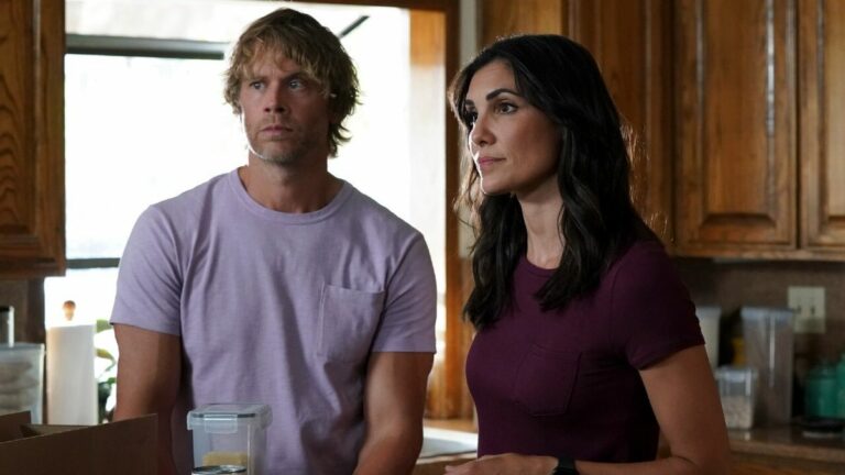 eric christian olsen and daniela ruah in ncis: la.