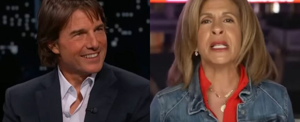 Split Image: Tom Cruise on Jimmy Kimmel and Hoda Kotb as Olympic Trials