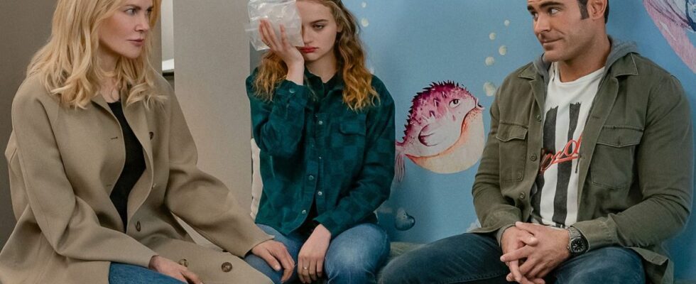 Nicole Kidman, Joey King and Zac Efron in a scene from Netflix