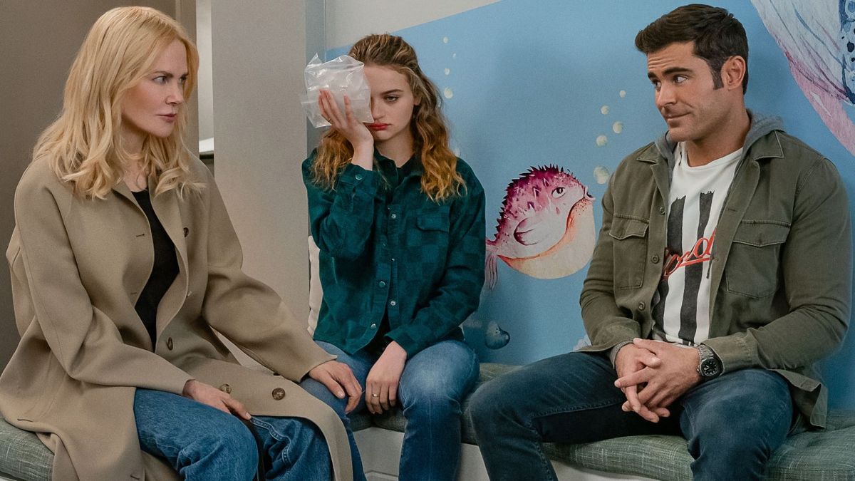 Nicole Kidman, Joey King and Zac Efron in a scene from Netflix