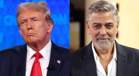 Donald Trump and George Clooney