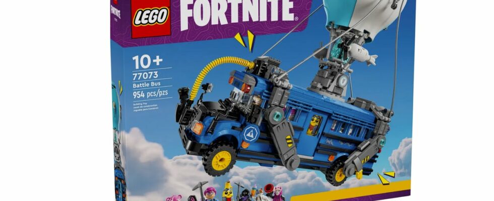 Fuite des ensembles Lego de Fortnite, dont le bus de combat à 89 £