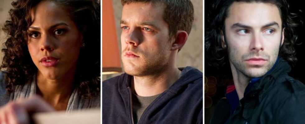 Lenora Crichlow, Russell Tovey, and Aidan Turner in