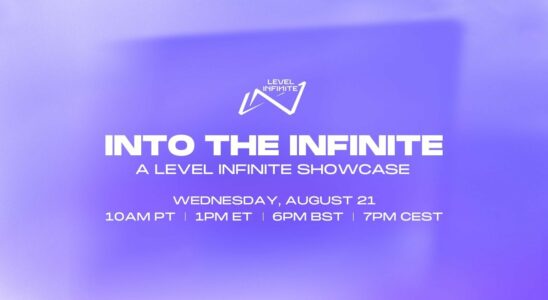 Into the Infinite : une vitrine de Level Infinite 2024 prévue pour le 21 août
