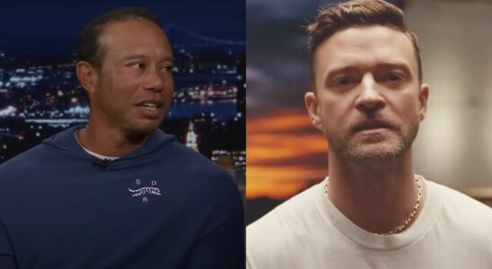 Tiger Woods talks about his kids on The Tonight Show, and Justin Timberlake sings in the