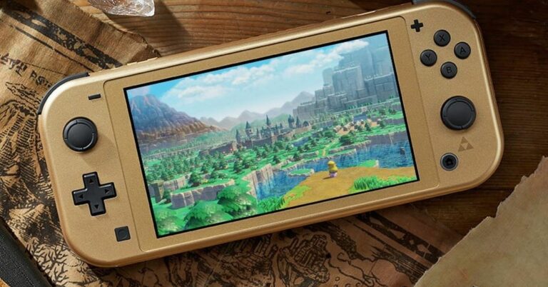 La Switch Lite « Hyrule Edition » sur le thème de Zelda de Nintendo est enfin disponible en précommande