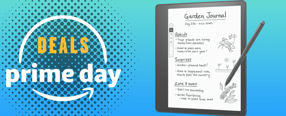 Kindle Scribe Prime Day deal