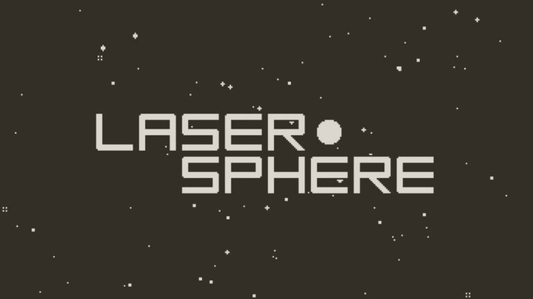 Laser Sphere utilise la manivelle de Playdate pour contrôler un laser spatial, et je m’éclate