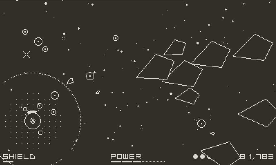 Une image de gameplay de Laser Sphere