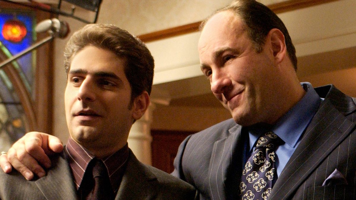 Michael Imperioli and James Gandolfini on The Sopranos