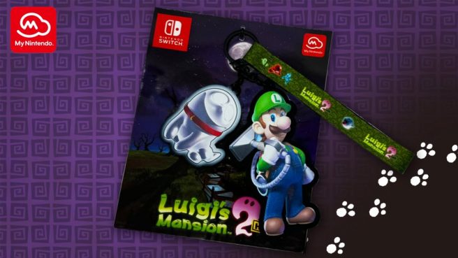 Porte-clés double Luigi's Mansion 2 HD My Nintendo