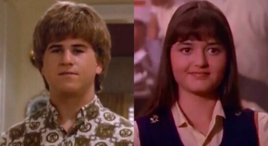 Jason Hervey and Danica McKellar in The Wonder Years