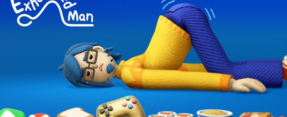 Le jeu « sitcom absurde » Exhausted Man sera lancé le 25 juillet sur PS5, Xbox Series, PS4, Xbox One, Switch et PC