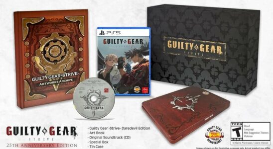 L'édition collector du 25e anniversaire de Guilty Gear Strive est en promotion sur Amazon